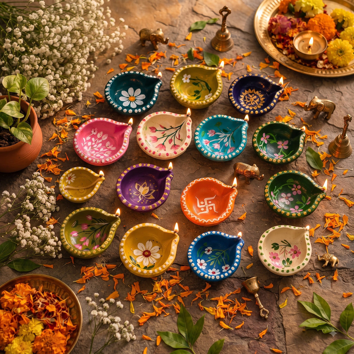 Aesthetic Diya